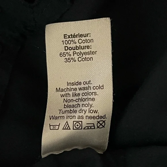 J. Crew | Navy eyelet spaghetti strap fit and flare mini sundress extra … - Picture 10 of 10